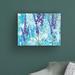 Ophelia & Co. Flowers P69 by Ata Alishahi - Wrapped Canvas Painting Print Canvas, Wood in Blue/Green/Indigo | 24" H x 32" W x 2" D | Wayfair