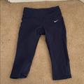 Nike Pants & Jumpsuits | Nike Navy Blue Leggings | Color: Blue | Size: S
