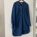 J. Crew Dresses | Long Sleeve Jcrew Denim Dress | Color: Blue | Size: Xxl