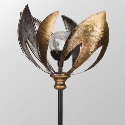 Lotus Solar Wind Spinner Antique Copper , Antique Copper