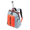 HEAD tennis tasche damen head nike wilson angie kerber artengo Kids Backpack Rebel Tennistasche, grau/orange, Einheitsgröße EU