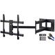 FORGING MOUNT Long Arm TV Mount Full Motion Wall Mount TV Bracket with 43 inch Extension Articulating Arm TV Wall Mount, Fits 42 to 80 Inch Flat/Curve TVs Holds up to 100 lbs,VESA 600x400mm Compatible