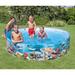 Intex SnapSet Kiddie 8 x 8 Foot Instant Swimming Pool, Deep Sea Blue Plastic | 18 H x 96 W x 96 D in | Wayfair 2 x 58472EP