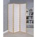 Latitude Run® Khylani 52" W x 70.25" H 3 - Panel Folding Room Divider Heavy Duty Rice Paper/Wood in Blue | 70.25 H x 52 W x 0.75 D in | Wayfair