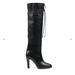 Gucci Shoes | Host Pick Gucci Leather Knee High Boots In Black | Color: Black | Size: Various
