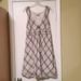 Converse Dresses | Lightweight Plaid Sundress | Color: Gray/White | Size: L