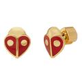 Kate Spade Jewelry | Kate Spade Animal Party Ladybug Studs | Color: Gold/Red | Size: Os