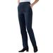 Plus Size Women's Straight Leg Fineline Jean by Woman Within in Indigo (Size 20 WP)