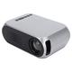 Portable Projector,Mini Video Projector 600 Lumens and 1080P Full HD Supported,Home Theater Supports AV/USB/Micro Memory Card/HDMI, Speakers/Stereo Headset.(UK)