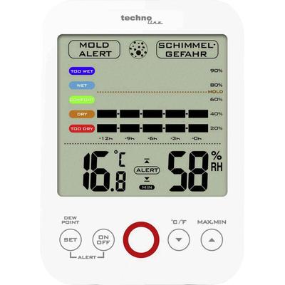 Techno Line ws 9422 Luftfeuchtemessgerät (Hygrometer) 20 % rF 95 % rF Taupunkt-/Schimmelwarnanzeige