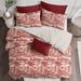 Red Barrel Studio® Tangleton Barn Red/Beige Comforter Set Polyester/Polyfill/Cotton in Red/White | Full/Double Comforter + 2 Shams | Wayfair