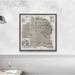 17 Stories Vintage Map of San Francisco - Picture Frame Graphic Art Print on Paper in Black/Brown/Gray | 18 H x 18 W x 1.5 D in | Wayfair