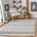 Red 90 x 61 x 1.61 in Indoor Area Rug - Union Rustic Giguere Southwestern Ivory/Blue Area Rug | 90 H x 61 W x 1.61 D in | Wayfair