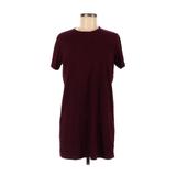 Brandy Melville Casual Dress - Shift: Burgundy Dresses