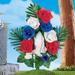 The Holiday Aisle® Maelyne Patriotic Memorial Bush Garden Stake Resin/Plastic | 19 H x 15 W x 3 D in | Wayfair 2BB7346D946B473FBC677FBEA1B92D1C