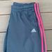 Adidas Pants & Jumpsuits | Adidas Training Pants- Size L | Color: Gray/Pink | Size: L