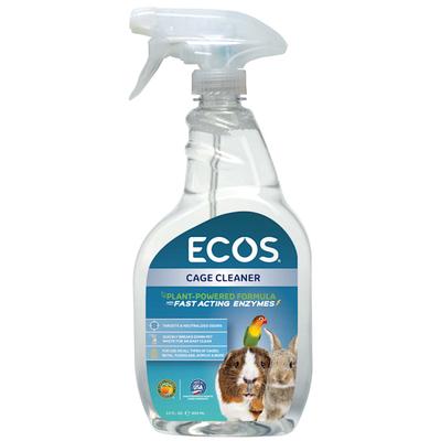 ECOS Pet Cage Cleaner with Fast Acting Enzymes, 22 fl. oz.