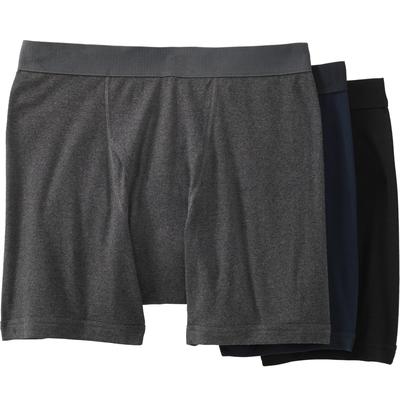 Men's Big & Tall Cotton Mid-Length Briefs 3-Pack by KingSize in Assorted Basic (Size XL) Underwear