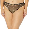 Aubade Women's Thong panties LA BELLE GALANTE Noir Phoenix XXL