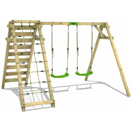 Schaukelgestell Kinderschaukel JollyJungle Schaukel, Schaukelgerüst, Doppelschaukel, Holzschaukel