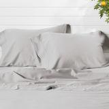 Jennifer Adams Home Relaxed Sateen Pillowcases 100% Cotton/Sateen in Gray | Standard | Wayfair 004-25498