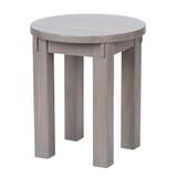 Rosalind Wheeler Warwickshire Wooden Outdoor Side Table Wood in Gray | 23 H x 20 W x 20 D in | Wayfair 0F08908E838F4951B976CC4CC56C27BE