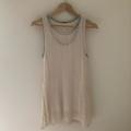 Free People Tops | Free People Tank / Swim Coverup | Color: Cream/White | Size: M
