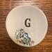 Anthropologie Accents | Anthropologie Trinket Dish Personalized G And K | Color: Cream/Yellow | Size: Os