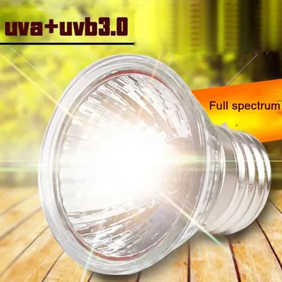 Lampe UVA + UVB 3.0 pour Reptile 25/50/75W ampoule UV pour tortues qui se prélassent lampe