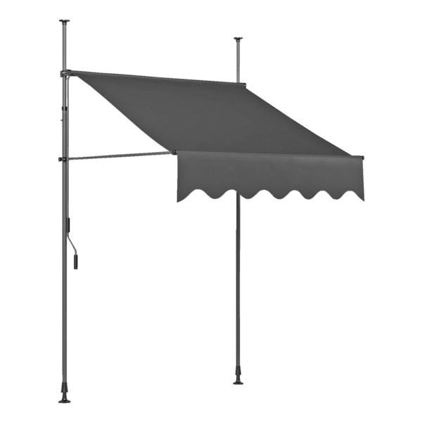 Garden Pleasure Klemmmarkise 200 cm grau