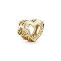 PANDORA People „Love You Mum“ Unendlichkeits-Herz Charm aus 14 Karat Gold 9,4 x 12,6 x 11,4 mm (T/H/B)