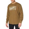 Carhartt Men's Tilden Graphic Long-Sleeve Crew T-Shirt, Military Olive, S