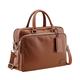 Picard, Männer Laptoptasche, in der Farbe Cognac/Braun, aus Leder, 38cm, mit Henkel, 401093B210