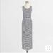 J. Crew Dresses | J. Crew Navy Striped Racerback Blouson Maxi Dress | Color: Blue/White | Size: M