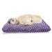 East Urban Home Ambesonne Fish Scale Pet Bed, Japanese Wave Pattern In Purple Shades Oriental Concentric Forms | 24 H x 39 W x 5 D in | Wayfair