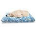 East Urban Home Ambesonne Sea Animals Pet Bed, Dotted Humpback Whale Maritime Theme Summer Artwork Style Ornament Ocean Design | Wayfair