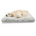 East Urban Home Ambesonne Grey Pet Bed, Vintage Chevron Pattern w/ Pale Pastel Colors Zig-Zag Inverted V-Shaped Image | 24 H x 39 W x 5 D in | Wayfair