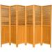 Bloomsbury Market Sanson Folding Room Divider Wood in Brown | 70 H x 94.5 W x 1 D in | Wayfair C79B1C0DB1814CE895648ECC9B2C77D0