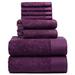 AllModern Doncia 8 Piece Towel Set Terry Cloth/100% Cotton in Indigo | 30 W in | Wayfair 2F8B150499824F6DA03CBC1B33193DAF