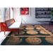 Black/Brown 120 x 84 x 0.35 in Indoor Area Rug - East Urban Home Brown/Black Area Rug Polyester/Cotton | 120 H x 84 W x 0.35 D in | Wayfair