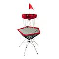 Innova Traveller Portable Disc Golf Basket with 3 Putters (Red)