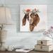 August Grove® Garden Goat II by Victoria Borges Painting Print on Canvas Canvas, Wood in Brown | 37.625 H x 37.625 W x 1 D in | Wayfair