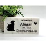 Trinx Beaulieu Cat Memorial Stone Stone in Gray | 4 H x 8 W x 0.25 D in | Wayfair E4A11B930B3F4A1288759590753F82CC