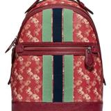 Coach Bags | Coach Barrow Backpack Horse And Carriage Print | Color: Red | Size: Os