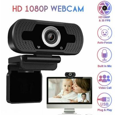 Full HD Webcam 1080P Computer PC / Laptop Kamera mit Mikrofon Videokonferenz