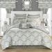 Darby Home Co Sipos 24 Piece Reversible Comforter Set Polyester/Polyfill/Microfiber in Gray | Queen Comforter + 23 Additional Pieces | Wayfair