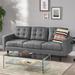 George Oliver Cudahy 82.7" Square Arm Sofa Polyester in Gray | 35.5 H x 82.75 W x 33.5 D in | Wayfair 81A46DB0E45F45498D9DE9126CFC9063