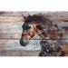 Three Posts™ Fire Horse by Irena Orlov - Print on Canvas in Black/Brown/Gray | 16 H x 1.5 D in | Wayfair MH-MWWORLOV-61-C-24