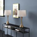 Viv + Rae™ Lehn 29" Table Lamp Set Linen/Metal in Yellow/Brown | 29 H x 15 W x 15 D in | Wayfair 3F77CB6BBA6F421384BB43758B06068D