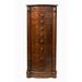 Darby Home Co Zakhar Jewelry Armoire w/ Mirror Manufactured Wood in Brown | 39.75 H x 17.25 W x 11.6 D in | Wayfair